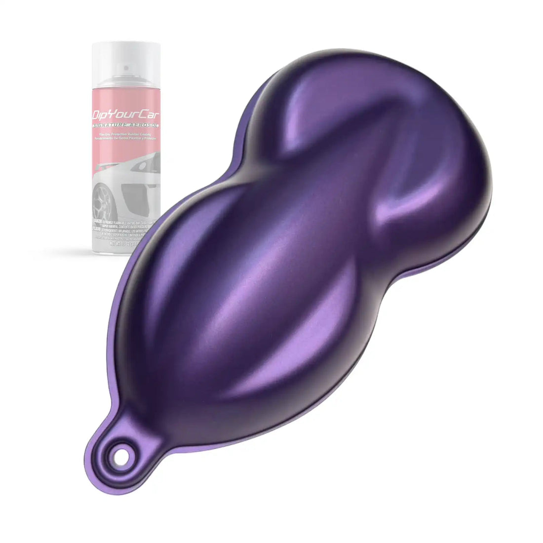 DipYourCar.com Concord Grape PDS Aerosol peelable car coating spray, vibrant purple peelable aerosol for vehicle customization.