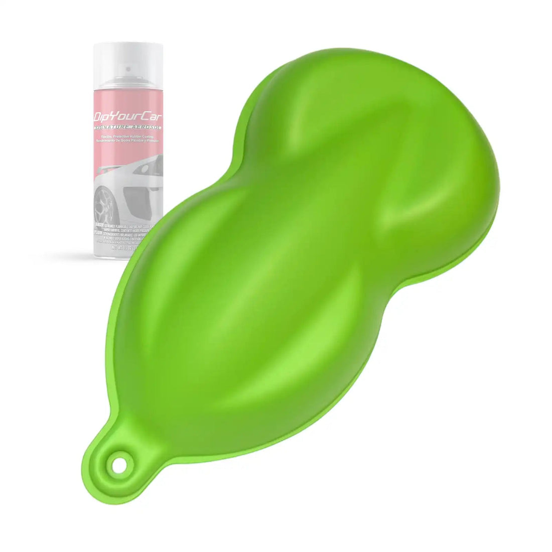 Extra Lime PDS Aerosol peelable spray from DipYourCar.com, showing the vibrant lime green color and spray nozzle.