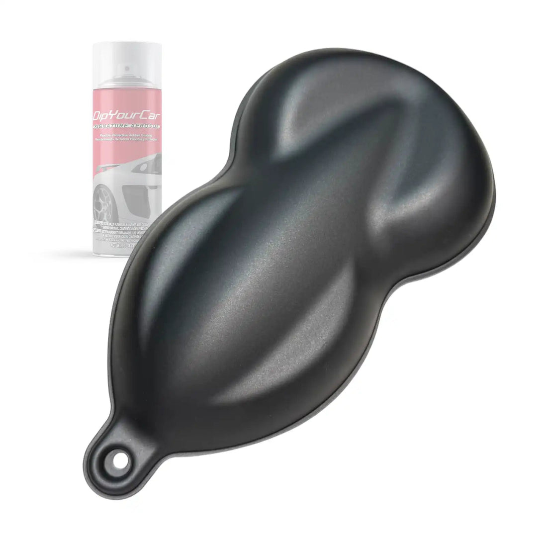 DipYourCar Onyx PDS Peelable Aerosol spray can for automotive paint protection and customization.
