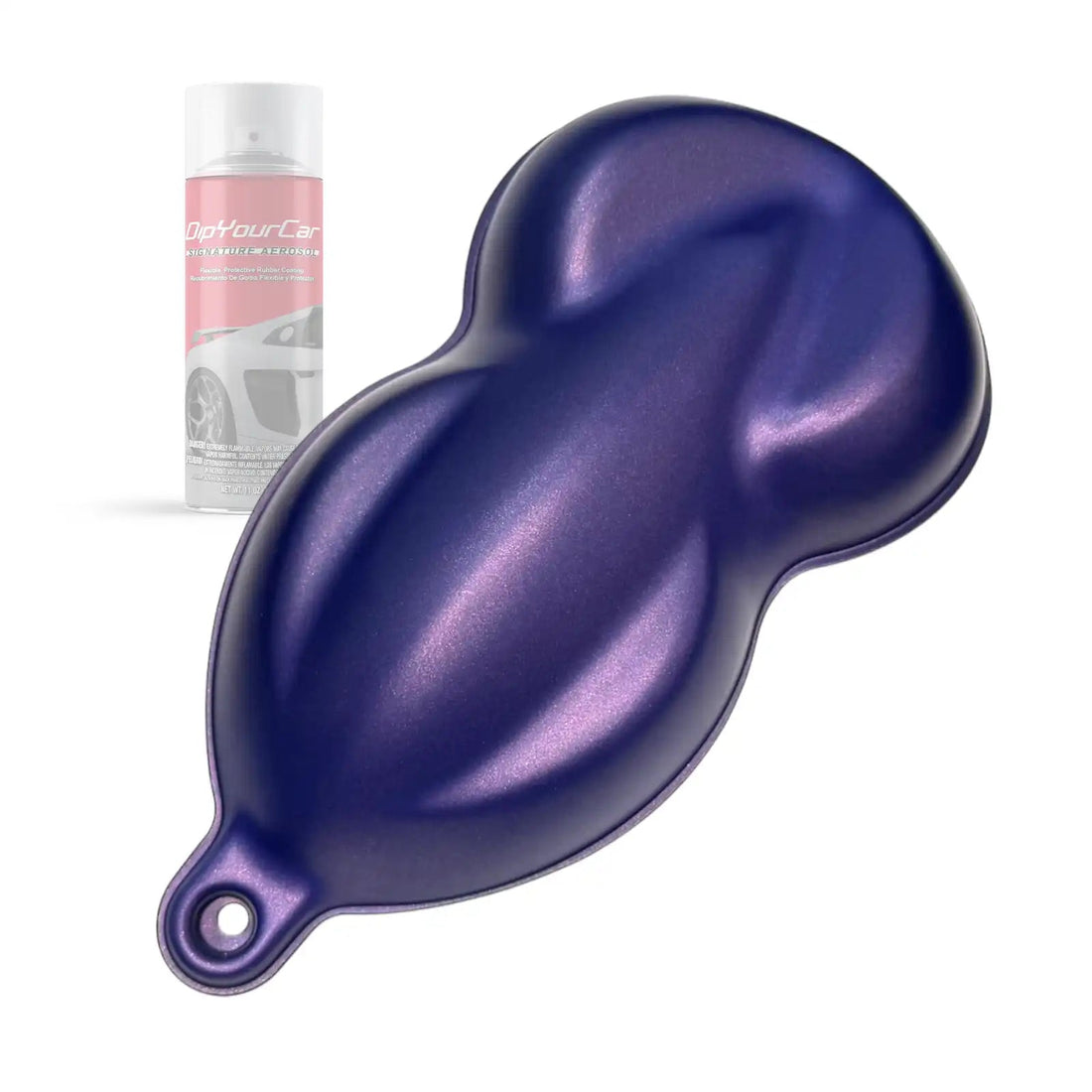 Poison Grape PDS aerosol peelable spray paint from DipYourCar.com with purple grape color and aerosol spray nozzle.