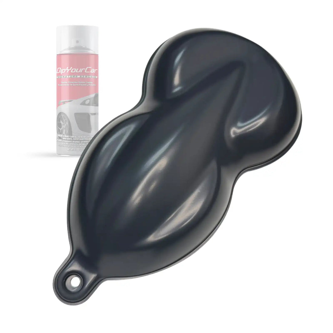 Shadow Grey PDS Peelable Aerosol by DipYourCar.com, showing a single aerosol can with grey peelable coating spray