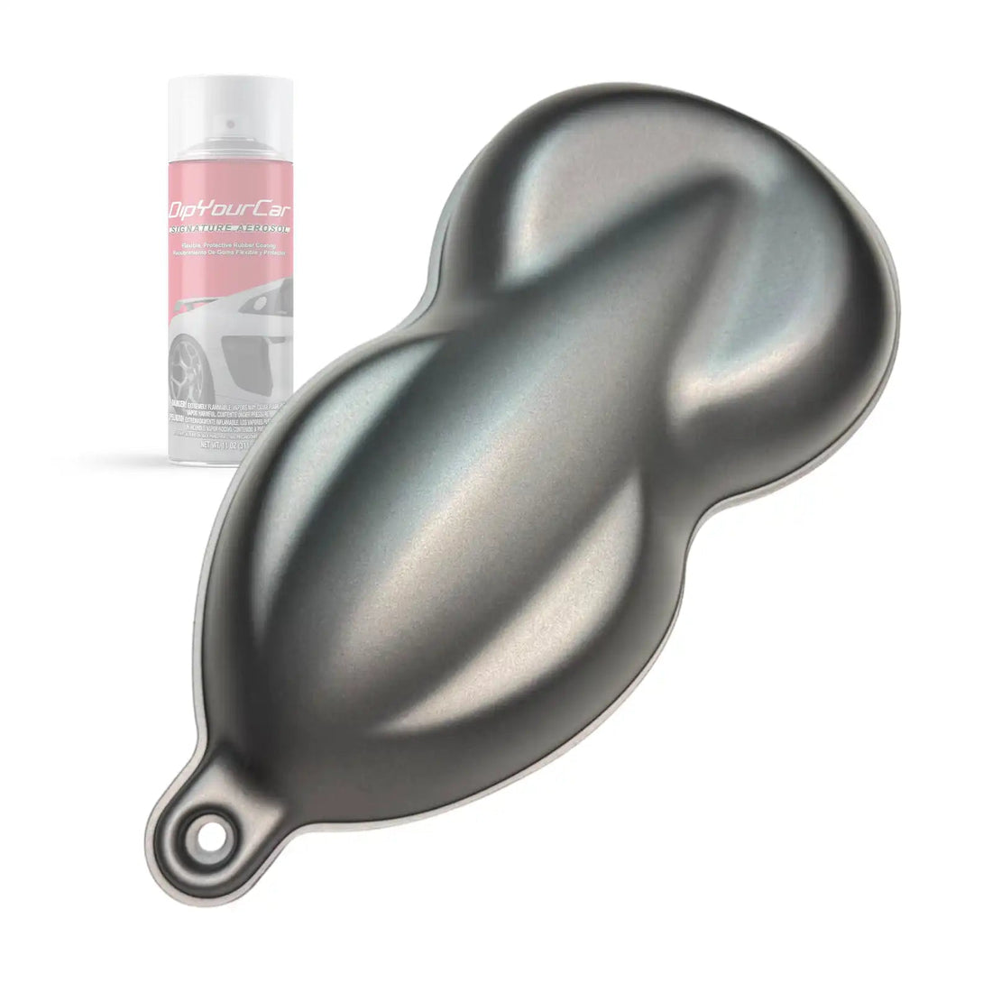 Space Grey PDS Peelable Aerosol from DipYourCar.com, showing the aerosol can with grey finish and branding details.