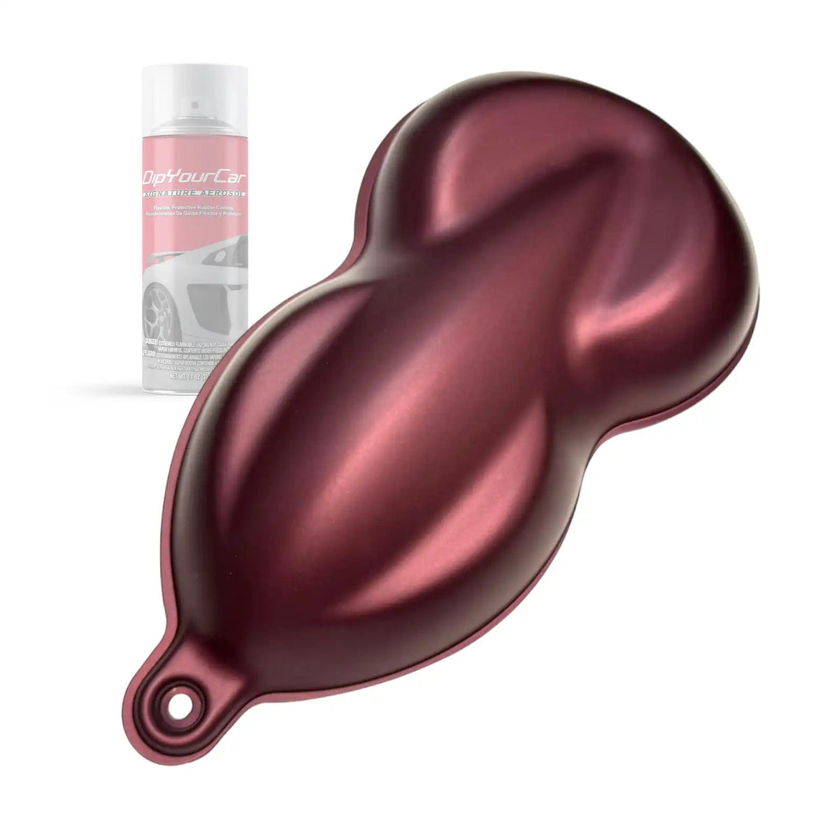 DipYourCar Wicked Wine PDS peelable aerosol spray can, used for vehicle custom color applications.