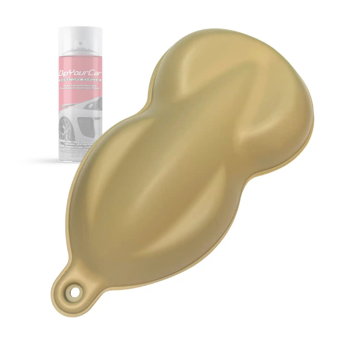 Desert Tan PDS Peelable Aerosols from DipYourCar.com shown in a spray can for vehicle customization.