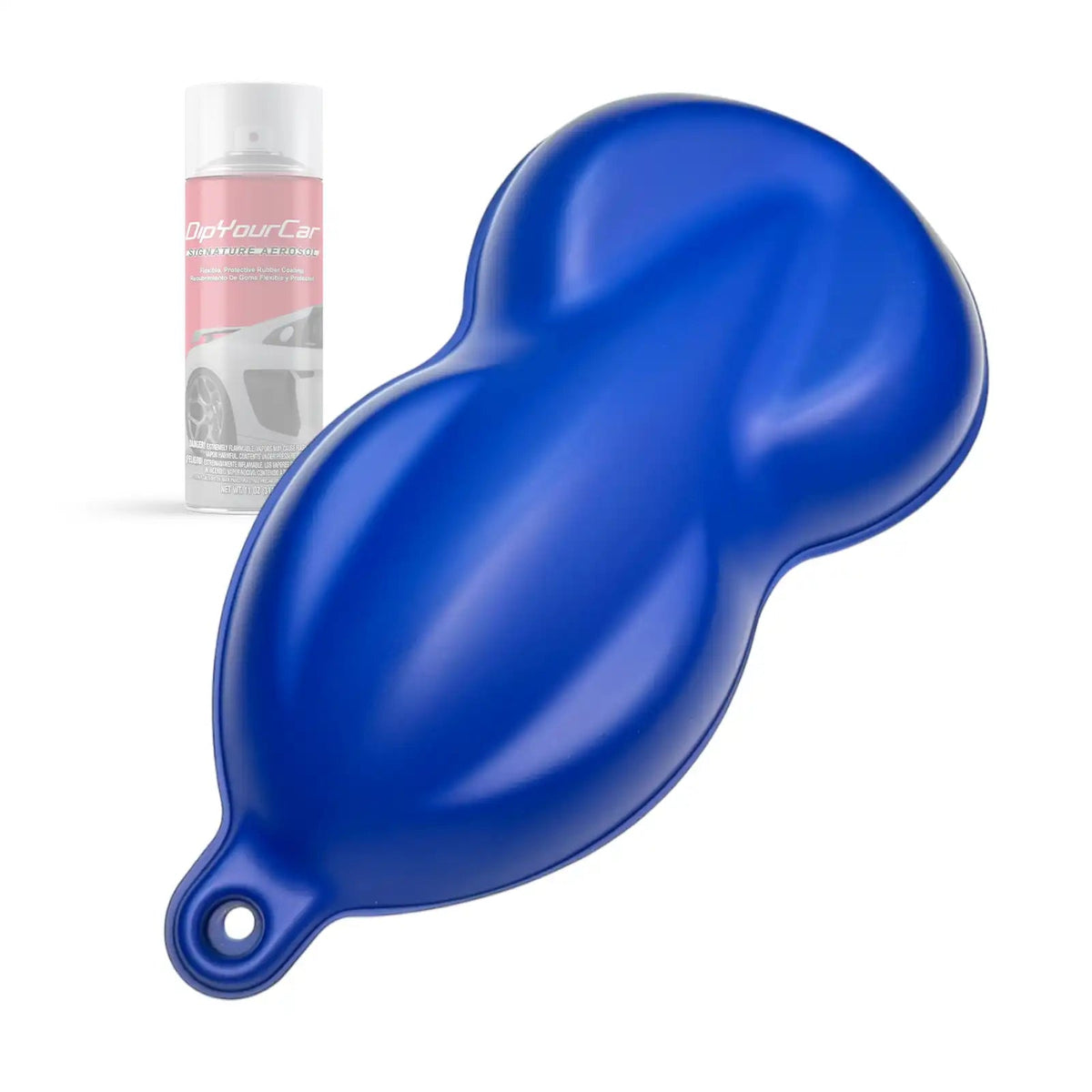 Flex Blue PDS peelable aerosol spray by DipYourCar.com, shown in a spray can with vibrant blue color and label.