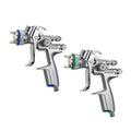 SATAjet 1000 B spray gun with cup for automotive painting, featuring a professional-grade design and ergonomic handle.