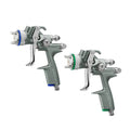 SATAjet 100 B spray gun with RPS cups for automotive painting, featuring professional-grade design and ergonomic grip