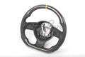 Custom Audi R8 and TT steering wheel by Exclusive Steering, designed for 2008-2015 models, with leather and sporty grip details.