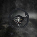 Custom Volkswagen Golf MK6 GTI/R steering wheel by Exclusive Steering, featuring sporty design and premium craftsmanship.