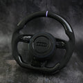 Custom Audi steering wheel for 2012-2018 A3, A4, A5, A6, A7, A8, S3, S4, S5, S6, S7, S8, RS7 by Exclusive Steering.