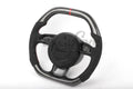 Custom steering wheel for Audi models 2012-2018 by Exclusive Steering, featuring sleek design and high-quality craftsmanship.