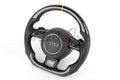 Custom Audi steering wheel for 2012-2018 A3, A4, A5, S3, S4, S5, S6, S7, S8, and RS7 models by Exclusive Steering.
