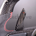 Custom Audi R8 and TT steering wheel by Exclusive Steering, featuring premium leather and detailed craftsmanship.