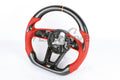 Custom Audi A5, S3, RS3, S4, RS4, S5, RS5 steering wheel by Exclusive Steering showing leather grip and sporty design.
