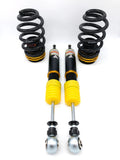 Yellow Speed Racing Dynamic Pro Sport Coilovers for Audi A4 Sedan 2008-2016, featuring adjustable coilover suspension components.