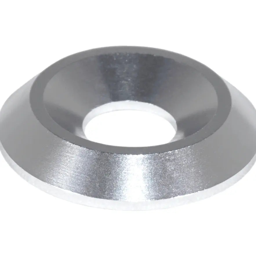 Silver painted M6 Fender Fastener from ZSPEC Stage 2 Dress Up Bolts® kit for 2012-2018 Audi A7 3.0L, stainless and billet hardware