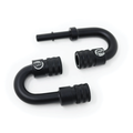 MOTIV Ethanol 360 fittings including connectors and adapters for fuel system applications, made of durable metal.