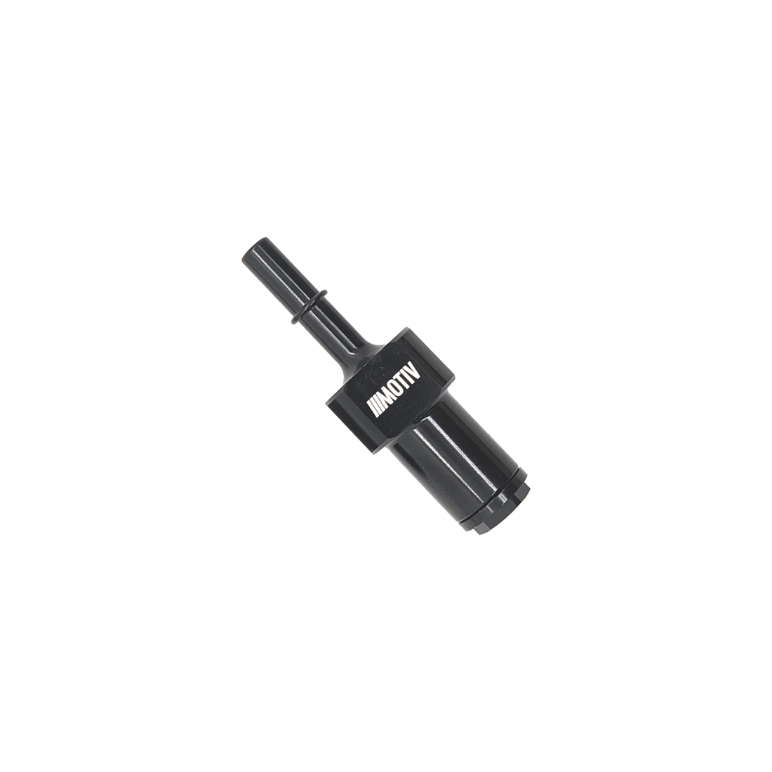 MOTIV 3/8" quick disconnect adapter with 1/8" NPT port for easy air hose connection and quick release.