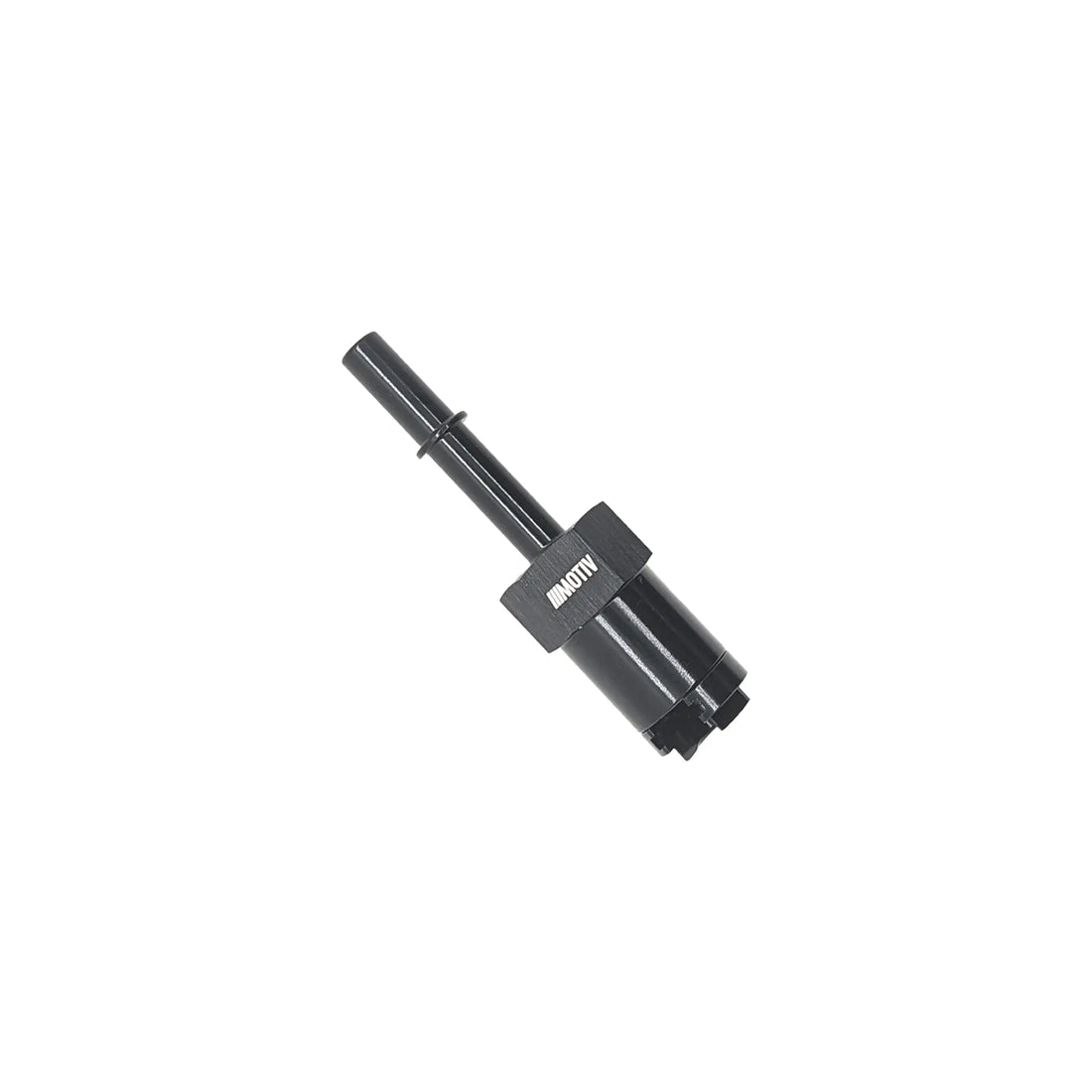 Motiv 5/16" quick disconnect adapter with 1/8" NPT port for easy hose connection and quick disassembly.
