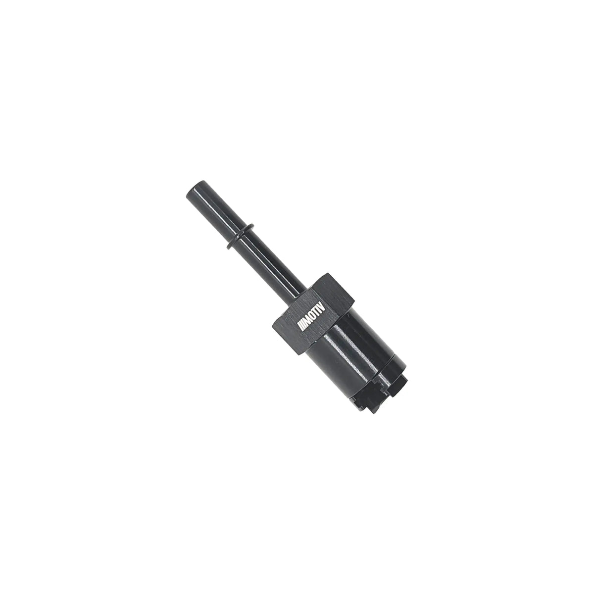 Motiv 5/16" quick disconnect adapter with 1/8" NPT port for easy hose connection and quick disassembly.