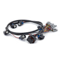 High-performance automotive wiring harness with multi-pin connectors for Audi engine tuning and ECU upgrades