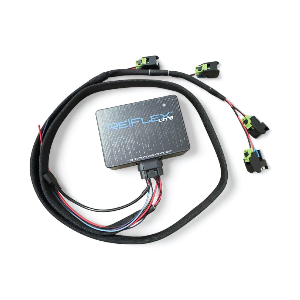 MOTIV ReFlex LITE advanced sequential injector controller with multiple injection ports and control interface for automotive tuning.