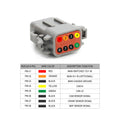 MOTIV ReFlex Install Harness with flying lead, showing the wiring and connector configuration for engine harness installation.