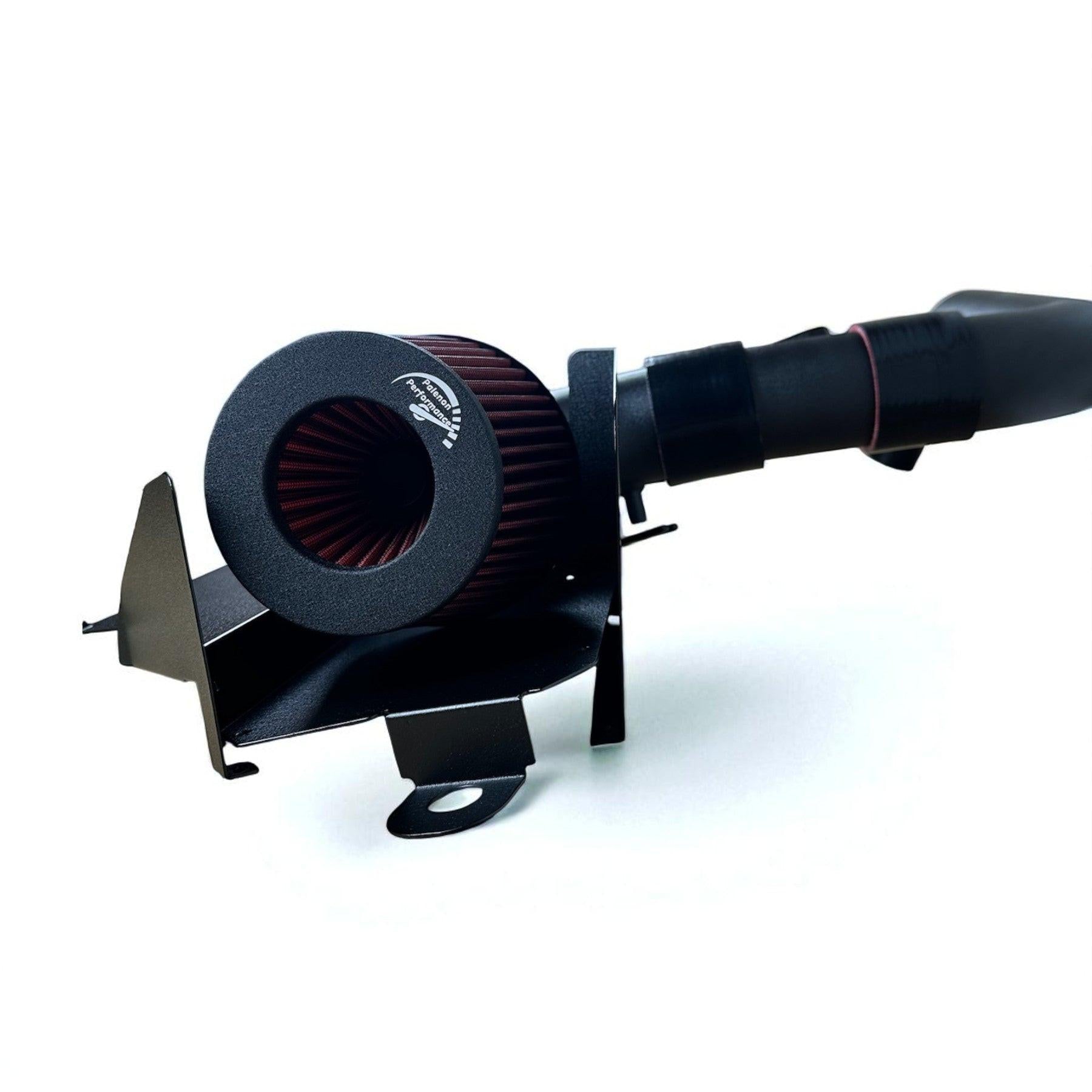 Palenon Performance cold air intake for 2.0T Audi A3 S3 8P, showcasing the sleek black air intake system with branding