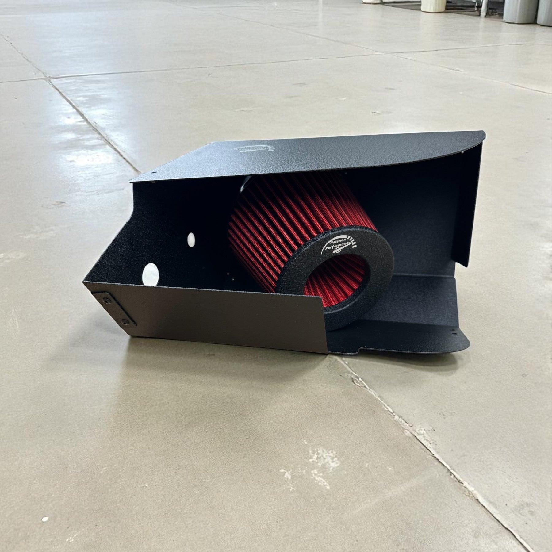 Palenon Performance cold air intake for 2022+ Audi A3 8Y 2.0L, showcasing the sleek intake tube and filter components.
