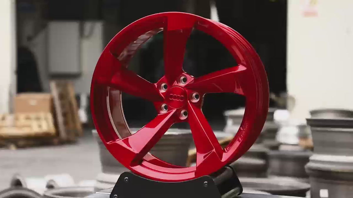 Video of forged Vorsprung VF-01 style wheel for Audi (7)