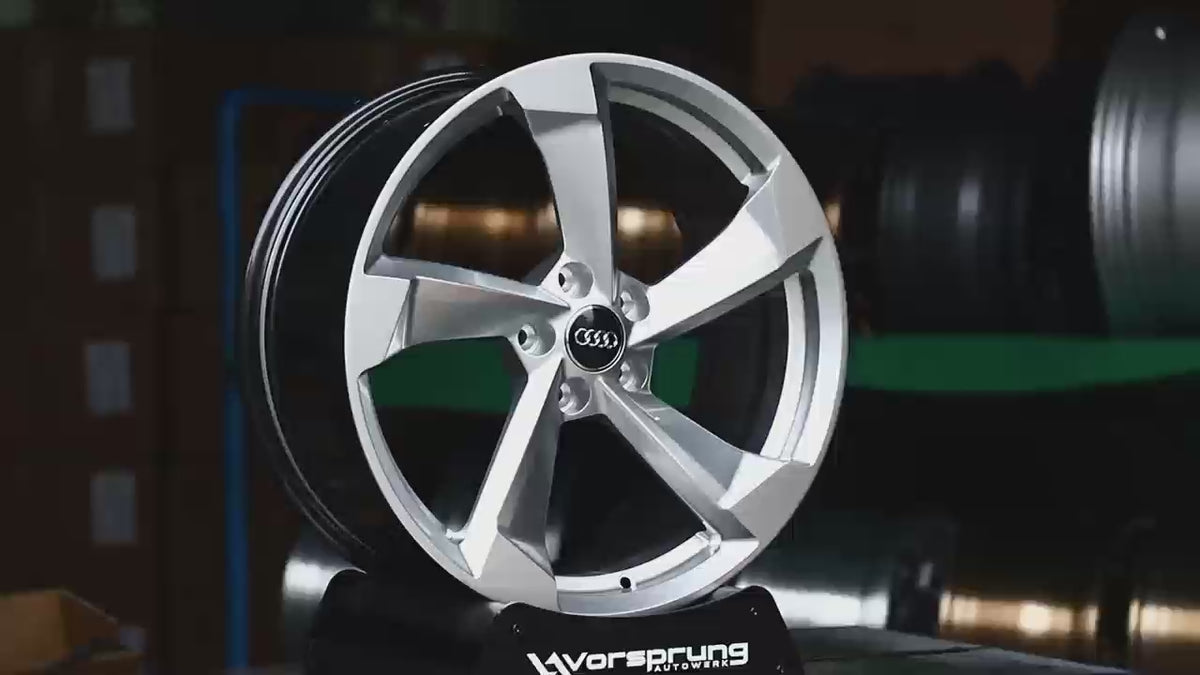 Video of forged Vorsprung VF-01 style wheel for Audi (5)