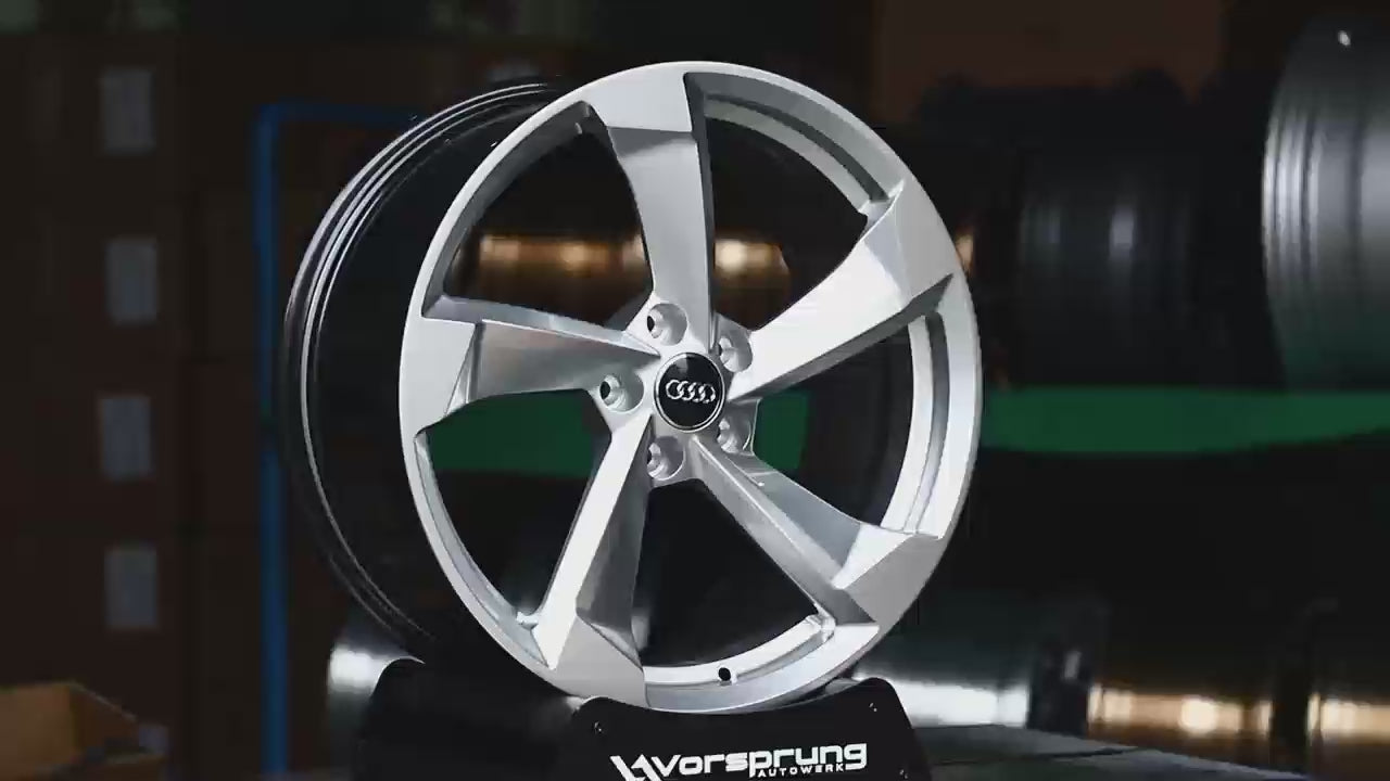 Video of forged Vorsprung VF-01 style wheel for Audi (5)