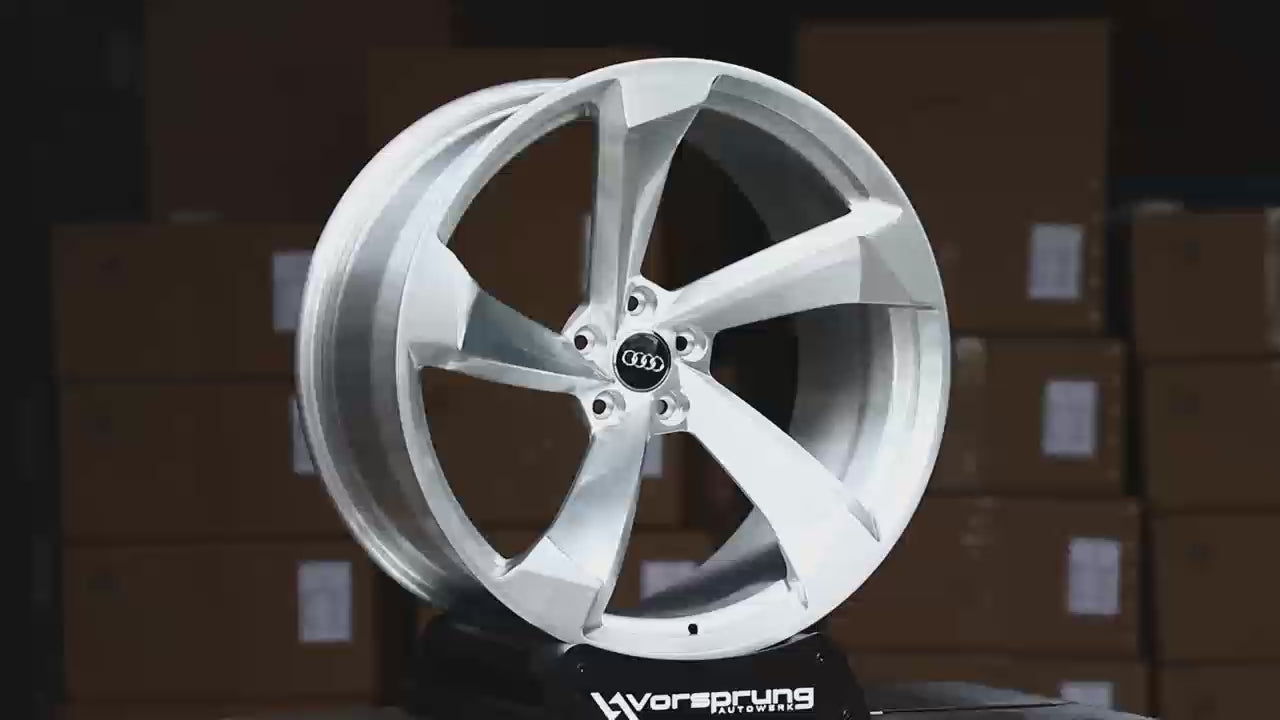 Video of forged Vorsprung VF-01 style wheel for Audi (4)