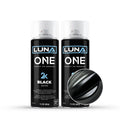 Satin finish Luna One aerosol spray by DipYourCar.com showing a sleek, smooth satin-colored aerosol can with a minimalist design.
