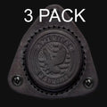 Black SofHold American Patriot Magnetic Gun Mount for cars, standard gun magnet mount securely holding firearms in vehicle.