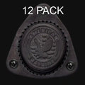 Black SofHold American Patriot magnetic gun mount for cars, standard size, featuring a sturdy metal design for secure firearm attachment.