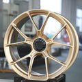 Set of Vorsprung Forged VA-013 style wheels by Vorsprung Autowerk, featuring a sleek multi-spoke design on a vehicle.