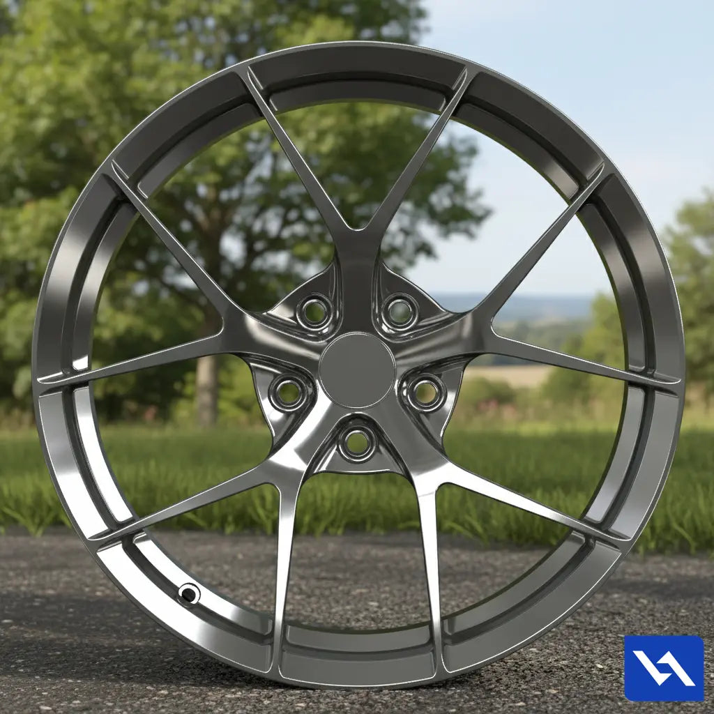 Set of Vorsprung Forged VA-016 Style wheels by Vorsprung Autowerk, featuring sleek alloy rims for a modern vehicle look