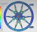 Set of Vorsprung Forged VA-003 Style wheels by Vorsprung Autowerk, featuring a sleek silver finish and multi-spoke design.