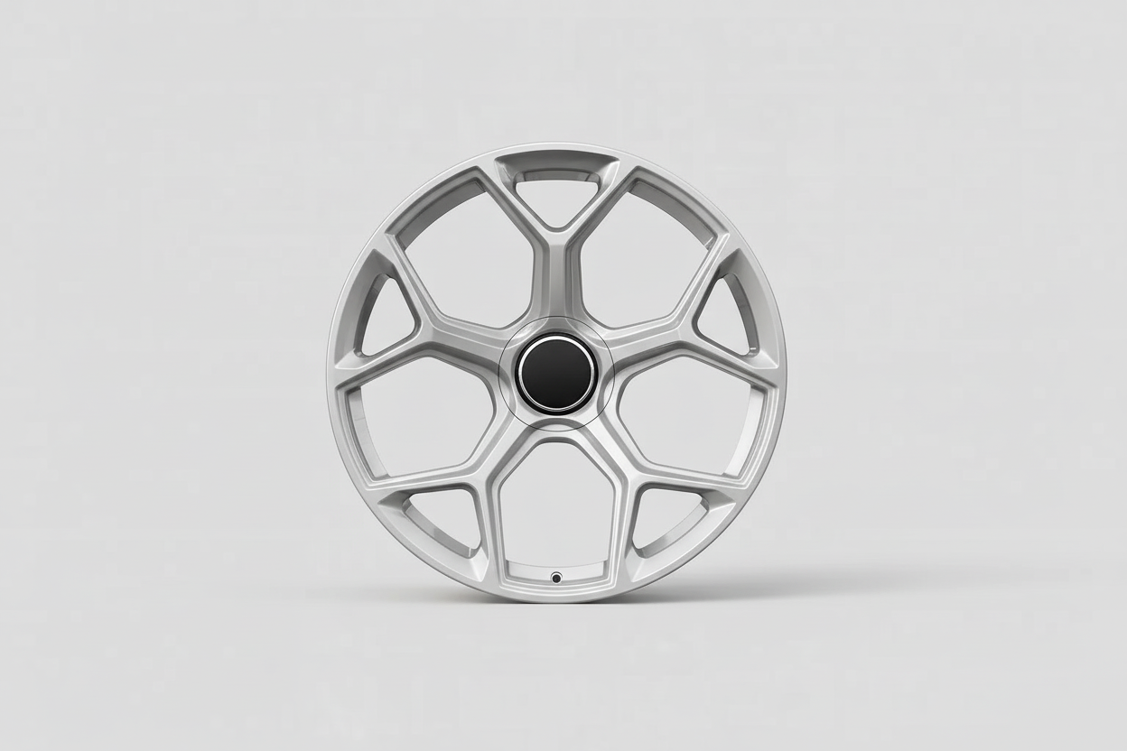 Set of Vorsprung Forged VF-09 Style Wheels by Vorsprung Autowerk, featuring a sleek, modern design on a standard vehicle.
