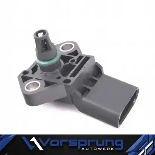 4 bar MAP sensor for Audi B9, EA839 engine, black plastic automotive part on white background