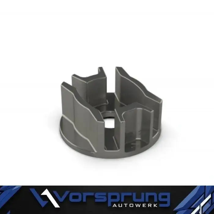 Billet rear differential carrier insert for Audi, precision-machined metal automotive part
