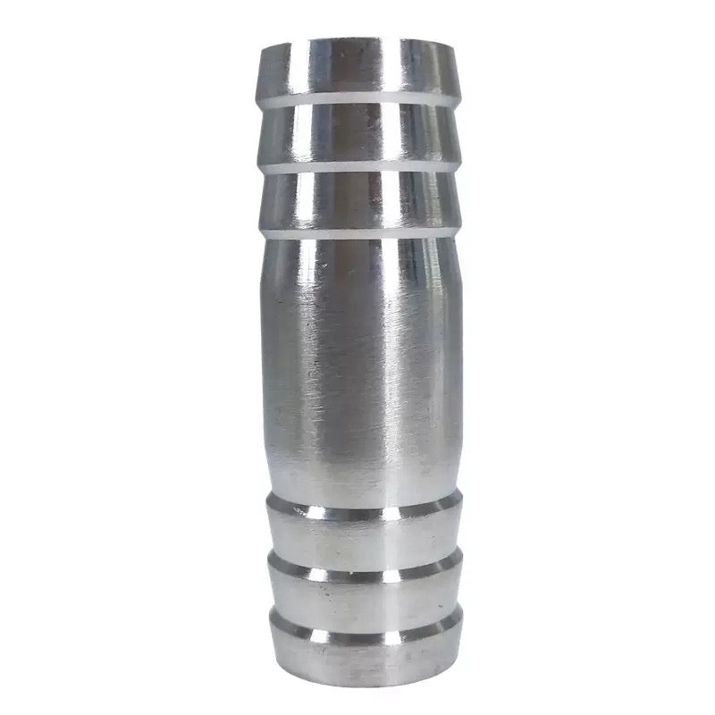 Shiny metallic performance hose connector for Audi vehicles