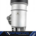 Vorsprung Autowerk oil filter housing for Audi 3.0 supercharged EA837 engine, shown in black with mounting connections.