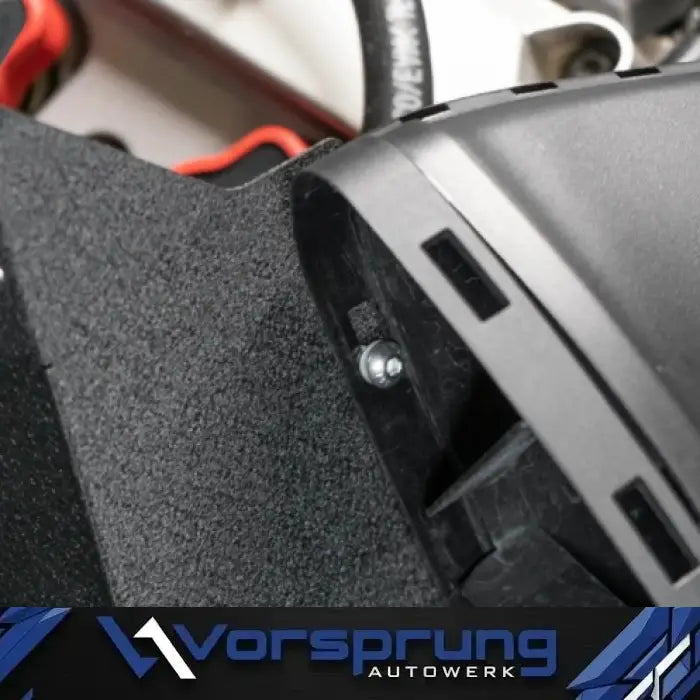 Vorsprung Autowerk titanium intake for Audi C7/C7.5 A6 A7 3.0T supercharged engine, featuring sleek metal construction.