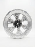 Vorsprung TruDrive crank pulley ring for the Audi 3.0T supercharged, CNC aluminum outer ring shown mounted on the stainless TruDrive hub (hub not included)
