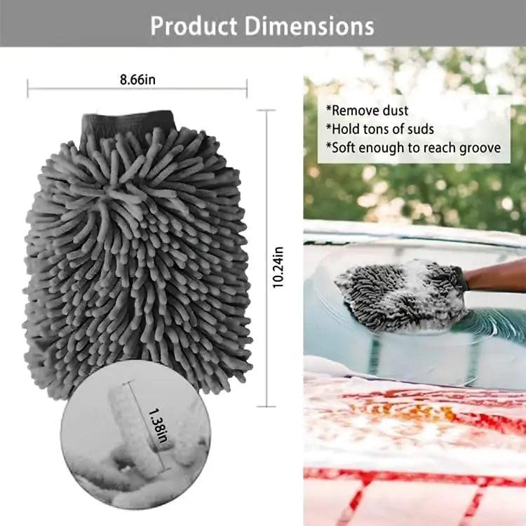 WASH&WHIPS car wash bucket with blue microfiber wash mitt and black Pitstop particle interceptor for scratch-free cleaning.