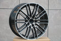 20-inch GTS style black machined face wheels for Porsche Cayenne, Panamera, and Audi Q7 by WheeloutletNJ.