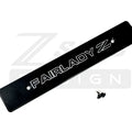 ZSPEC Design front bumper plate for Nissan Z32 300ZX, powder-coated billet with Z32 logo, designed for '90-99 models.
