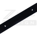 ZSPEC Design black front bumper plate for Nissan Z32 300ZX J-Spec, billet aluminum, powder-coated fascia with Z32 logo detail.